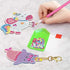ORIENTAL CHERRY Arts and Crafts for Kids Ages 8-12 - Make Your Own GEM Keychains - 5D Diamond Painting by Numbers Art Kits Gifts for Girls Kids Toddler Ages 3-5 4-6 6-8