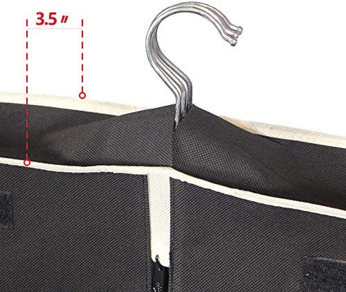 DIOMMELL 54" Garment Bag with Extra Large Pockets for Travel, Gusseted Suit Cover Mens Womens Foldable Hanging Bags for Clothes Shirts Dresses Coats