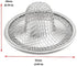 Antrader Kitchen Sink Strainer, 2Pcs Stainless Steel 2-Inch Diameter Mesh Round Filter Bathroom Bathtub Wash Basin Garbage Disposal Basket Filter