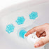 Simple Life Fresh Flower Stamp Toilet Gels, Variety Pack, Stops Limescale and Stains with Air Freshening Scent, Deodorizing Clean, 32 Stamps, Pack of 4