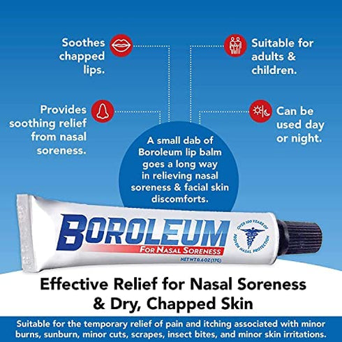 Boroleum for Nasal Soreness, 17 Grams, 3/5 Ounce Tube