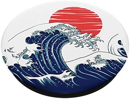 Great Wave Off Kanagawa Japanese Art Anime PopSockets PopGrip: Swappable Grip for Phones & Tablets