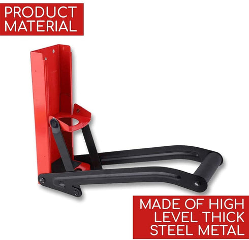 Red Can Crusher Wall Mounted Aluminum Can Crusher 16oz 12oz 8oz Heavy Duty Can Crushers For Recycling Wall Mounted Beer Can Opener And Crush Bottle Two Features In One Can Press