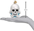 Old World Christmas Halloween Decorations Glass Blown Ornaments for Christmas Tree Skull Bones