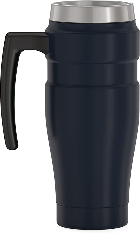 THERMOS Stainless King Vacuum-Insulated Travel Mug, 16 Ounce, Matte Blue