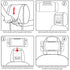 Hikig Car Headrest Mount Holder for Nintendo Switch Game Machine, Smart Phone and Other Tablets / Also fit for Planes Tray Table