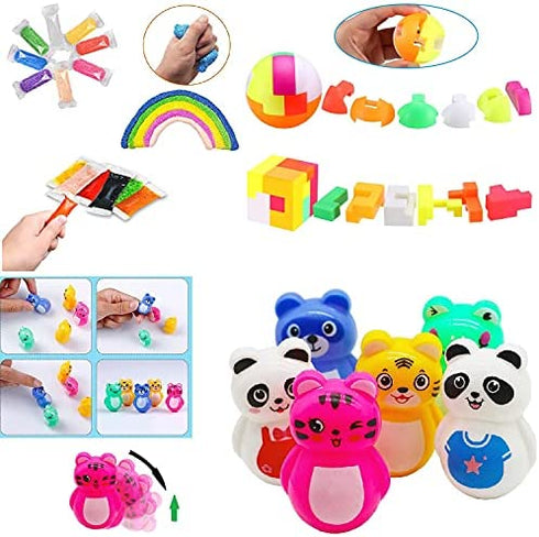 52 Pcs Party Favors for Kids 4-8, Birthday Gift Toys, Stocking Stuffers, Treasure Box Toys, Carnival Prizes, School Classroom Rewards, Pinata Stuffers, Goodie Bags Filler for Boys and Girls 8-12
