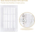 Window Treatments for French Doors - Linen Texture Semi Sheer Privacy Sidelight Panels Glass Door Curtains for Entry Door Front Door Foyer Window Blinds, 2 Free Ropes, 2 Panels, 30" x 72", White