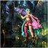 League of Legends, Official 4-Inch Jinx Collectible Figure with Premium Details and 2 Accessories, The Champion Collection, Collector Grade, Ages 12 and Up