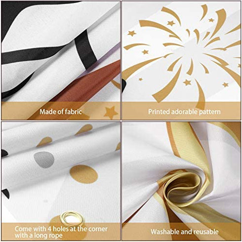 Happy 60th Birthday Backdrop Background Banner Large Men Women 60th Anniversary Backdrop Photo Booth Cheers to 60 Years Banner for 60th Birthday Party Decorations Supplies 72.8 x 43.3 inch