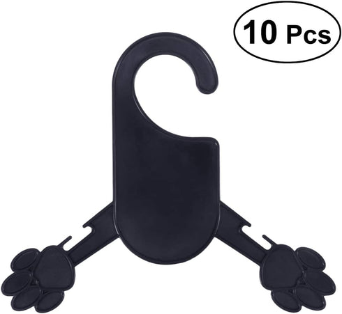 UEETEK Pet Clothes Hangers for Dog Cat Baby Toddler Small Coat Hanger Size S Pack of 10