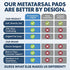 Dr. Frederick's Original Metatarsal Pads Plus - 25% More Cushioning - 4 Pieces - Foot Pads for Women & Men