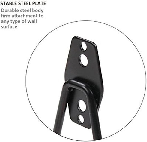 Heavy Duty Garage Utility Hooks with Anti-Slip Coating Used for Shop and Shed, Garden Storage Organize, Extended Wall Mount U Tool Holder (7 Inches, Pack of 4)