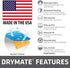 Drymate XL Dish Drying Mat, Oversized (19”x24”), Low-Profile, Super Absorbent, Quick Dry Fabric, Waterproof & Slip-Resistant, for Kitchen Counter, Trimmable, Machine Washable (USA Made)(Leopard)