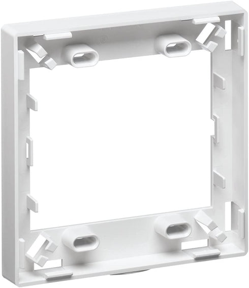 Leviton 41290-DRW Dual Gang Fiber Storage/Spacer Ring, White