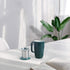 Sunddo Porcelain Tea Mug with Infuser and Lid, 15 OZ, Jade