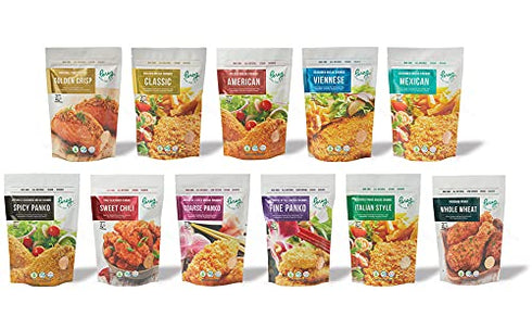Bread Crumbs - Whole Wheat Premium Panko - 9 oz - Natural Grocery & Gourmet Foods - Low Sodium, Vegan, Kosher Certified & Non GMO
