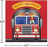 Firefighter Birthday Party Supplies Fire Truck Plates and Napkins Serve up to 16 Guests