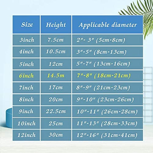 artliving 6inch Black 12pcs/Set Plastic Easels Plate Display Stands Picture Frame Stand Holder