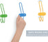 Tibres - Kids Wall Coat Hooks for Girls and Boys for Jackets Clothes Hats Backpacks Robes and Towels - Children Colorful Wall Mounted Hanger Hooks for Use in Nursery Bedroom and Bathroom - Set of 10
