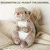 Bearington Lil' Peanut Plush Stuffed Animal Squirrel, 7 inch
