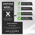 Battery for iPhone X,Upgraded 4600mAh Ultra High Capacity New 0 Cycle Replacement Battery for iPhone X Model A1865, A1901, A1902 with Complete Professional Repair Tool Kit