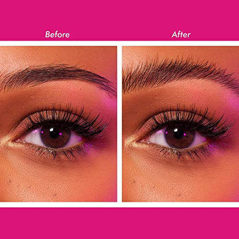 Lime Crime Bushy Brow Pen, Smokey (Black Brown) - Thin Precision Eyebrow Pencils Define, Shape, Build, Fill In & Flick Up - Eyebrow Filler for Natural Looking Brows - Vegan & Cruelty-Free