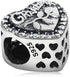 925 Sterling Silver Love Grandma Charm Heart Charm Birthday Charm Anniversary Charm for Pandora Charms Bracelet