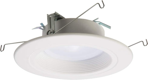 HALO RL56099S1EWHR Selectable Color Temperature, Light Integrated LED recessed Trim, 5 inch and 6 inch, White