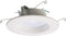 HALO RL56099S1EWHR Selectable Color Temperature, Light Integrated LED recessed Trim, 5 inch and 6 inch, White