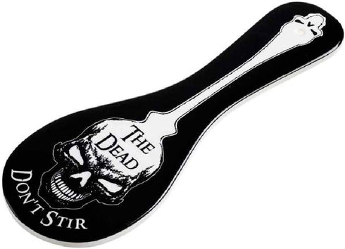 Alchemy of England The Dead Don't Stir Spoon Rest Black/White