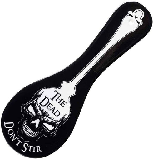 Alchemy of England The Dead Don't Stir Spoon Rest Black/White