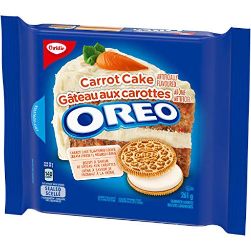 Christie Oreo Carrot Cake Cookies, 261g/9.2oz., {Imported from Canada}