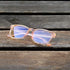 AZorb 2Pack Blue Light Blocking Glasses for Kids Unbreakable Computer Screen Glasses for Boys & Girls - 2 Pack(Transparent Pink+ Leopard)