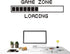 Vinyl Wall Decal Game Zone Loading Wall Sticker Home Decor Gamer Room Wall Mural Boys Bedroom Decoration Wall Stickers AY1010 (17x48", Black)