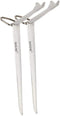 BASUNE Fishing Rod Holder Stainless Steel Ground Support Stand Fish Pole Folding Holder - 2 Packs