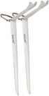 BASUNE Fishing Rod Holder Stainless Steel Ground Support Stand Fish Pole Folding Holder - 2 Packs