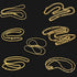 Blulu 24 Pieces Various Styles Gold or Silver Plated DIY Chain Necklace for Jewelry Making Supplies and Craft (18 Inch, Gold)