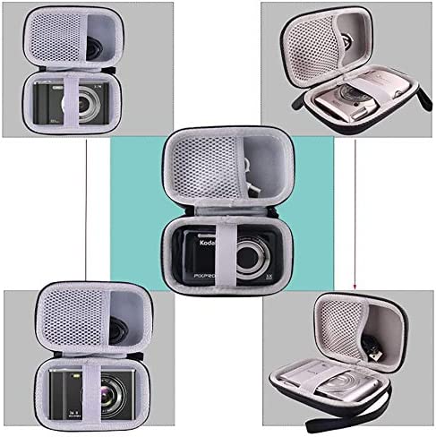 WERJIA Hard EVA Travel Case for Kodak PIXPRO Friendly Zoom FZ55/FZ53/ FZ43/FZ45 Digital Camera (black)