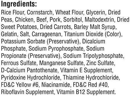 DreamBone Triple Flavor Dumbbells with Chicken 10 Count, Rawhide-Free Chews for Dogs