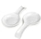 DOWAN Spoon Rest, White Spoon Holder for Stove Top, Owl Spoon Rest for Kitchen Counter, Farmhouse Kitchen Decor and Accessories, Set of 2