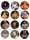 Hallm Wrestling WWE Party Favors Pins Buttons Treats Supplies Decoration 12PC