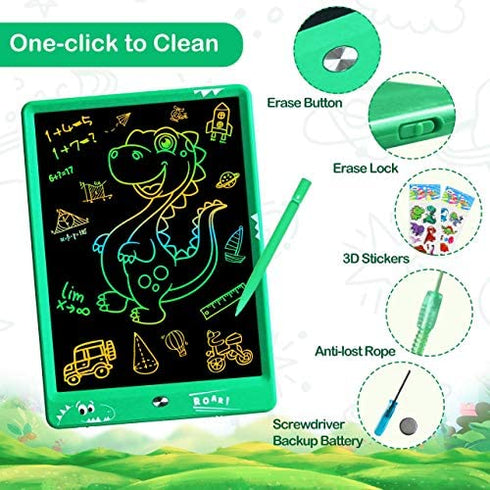 ZMLM Boys Gift for Christmas Age 3-12: 10 Inch LCD Writing Tablet Electronic Drawing Art Pad Erasable Magic Learning Doodle Board Toddler Travel Boy Toy Activity Toy for Kids Girls Boy Birthday Gift