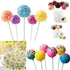 300Pcs 6 Inches Cake lollipop Pops Making Tools 100Pcs Cake Pop Sticks 100Pcs Cake Pop Bags and 100Pcs Twist Ties