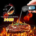 Digital Instant Read Meat Thermometer, Adoric Waterproof Food Thermometer with Backlight LCD, Kitchen Cooking Thermometer Probe for Grilling Oven Smoker BBQ