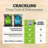 4505 Meats Spicy Green Chili and Lime Cracklins, Fried Pork Rinds, Keto Certified, Family Size Bag, 14 Servings, 7 Ounce