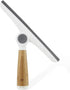 Full Circle Wipe Out Pivoting Shower Squeegee with Hanging Hook, 2 Piece, White