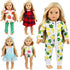 Ecore Fun Random 5 Sets 14-16 Inch Baby Doll Clothes Dresses Outfits Pjs for 43cm New Born Baby Dolls, 15 Inch Baby Doll, 18 Inch Girl Doll