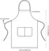 Fengek 8 Pcs Bib Apron for Unisex Colorful Kitchen Apron Bulk with 2 Roomy Pockets for Kitchen BBQ Painting Baking