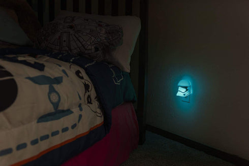 Star Wars Color-Select LED Night Light, Star Wars, Color Changing, Disney Night Light, Light Sensing, Galaxy, for Kids, 3D Star Wars, Plug-in, 43067